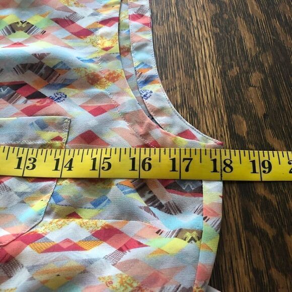 CAbi Avery Pastel Aztec Print Semi Sheer Tunic - Picture 10 of 13